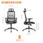 Ergotrend เก้าอี้เพื่อสุขภาพเออร์โกเทรน รุ่น RIO