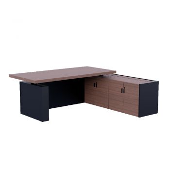 Ergotrend โต๊ะเพื่อสุขภาพเออร์โกเทรน Sit 2 Stand GEN4 EX2 Topไม้ เพาะโครงหนา 50 mm โครงโต๊ะไม้ PB ขนาดโต๊ะรวม 2150x1723x750 mm 
