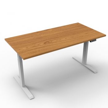 Ergotrend โต๊ะเพื่อสุขภาพเออร์โกเทรน Sit 2 Stand GEN2a (Dual motor) ไม้จริง Top Makha-Thickness20mm